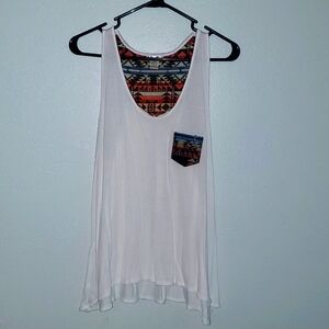 Bohemian sleeveless top